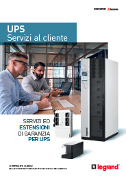 Brochure Servizi ed estensioni garanzia UPS